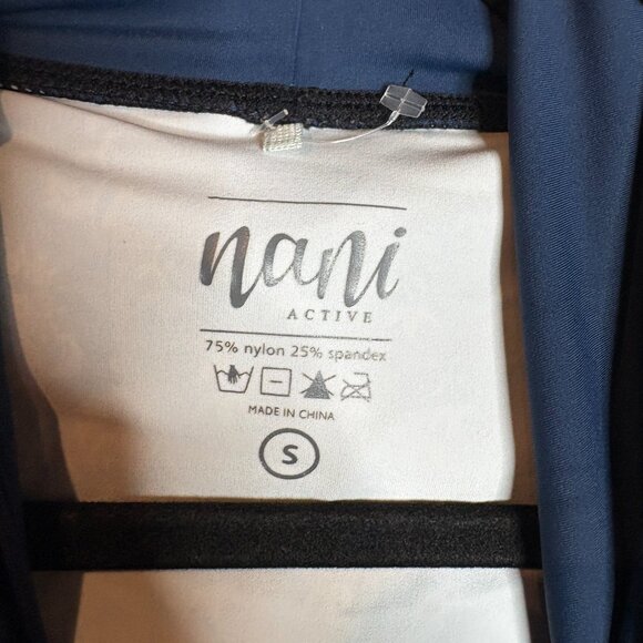 Nani Swimwear Denim Patchwork Downtown Hoodie Active - Picture 3 of 4